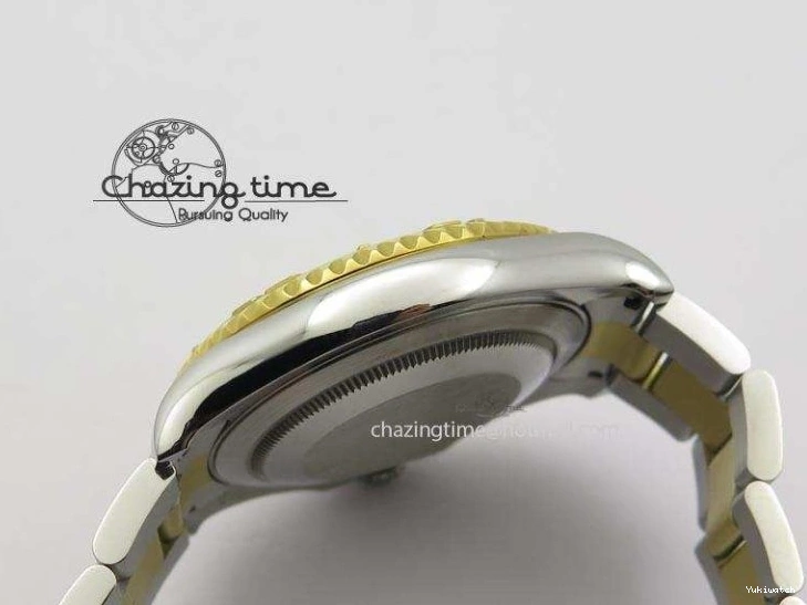 Dial Bracelet Yacht-Master 116622 On SS JF Best Blue A2836 Edition YG 0215